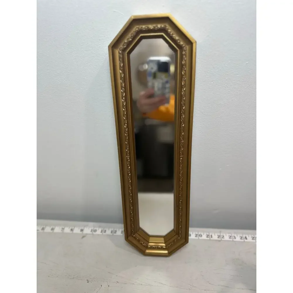Vintage Syroco Homco Style Accent Wall Mirror Hollywood Regency Gold